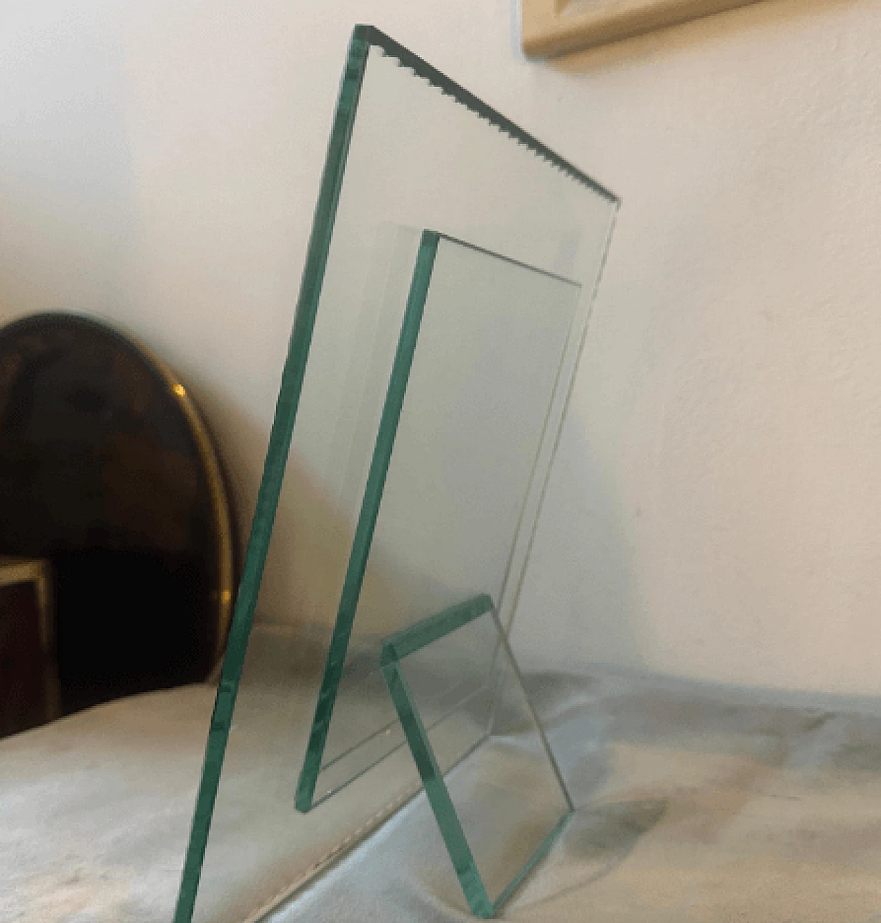 Glass photo frame attributed to Fontana Arte, 1950s 6