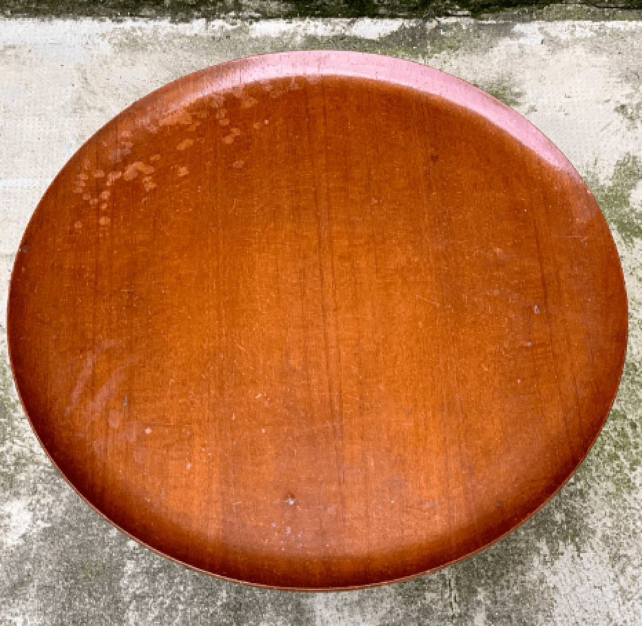 Tavolino in teak e metallo attribuito a F.lli Tagliabue, anni '50 5
