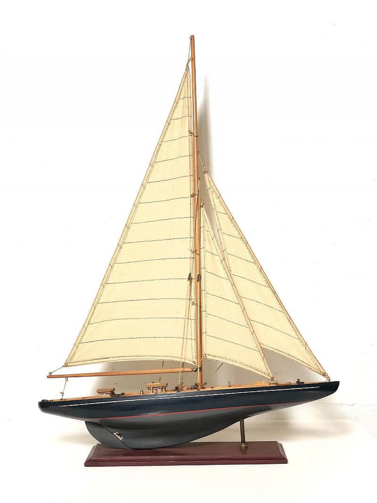 Barca a vela in legno, anni '60 1