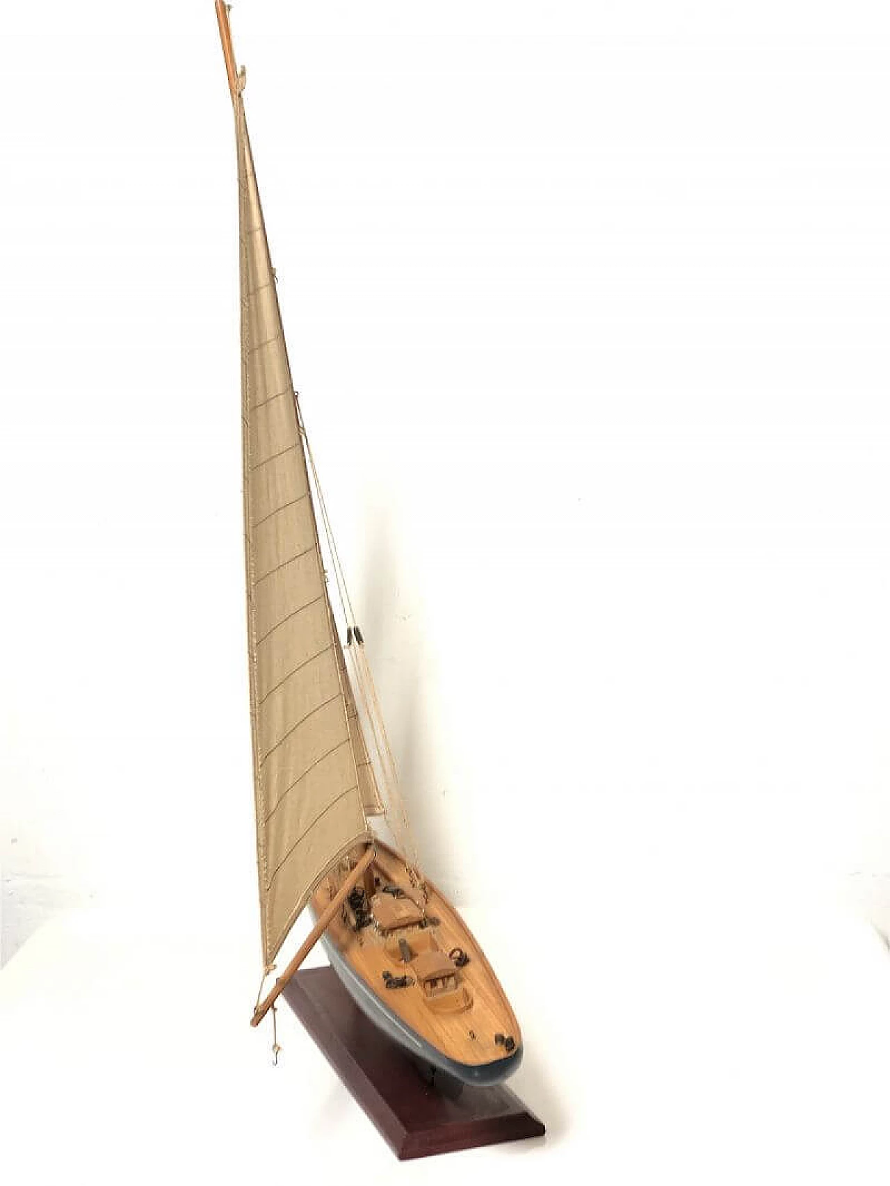 Wood sailing boat, 1960s 9