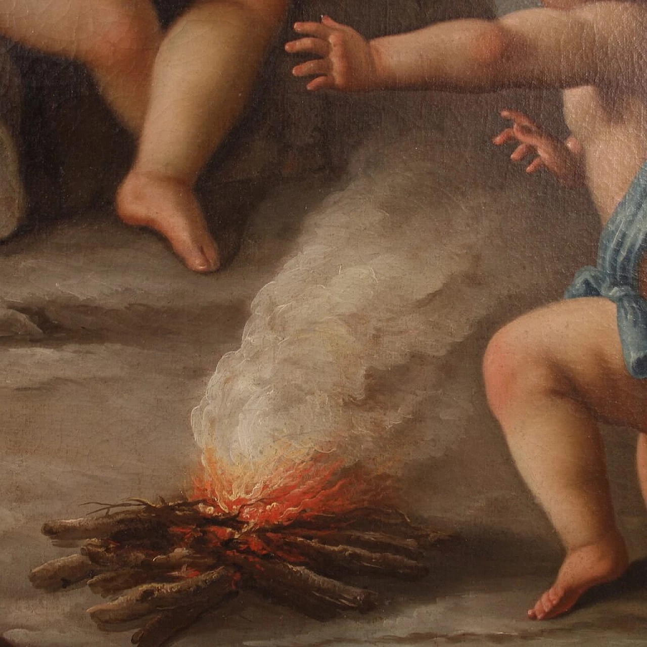 Allegory of winter, oil on canvas, mid 18th century 9