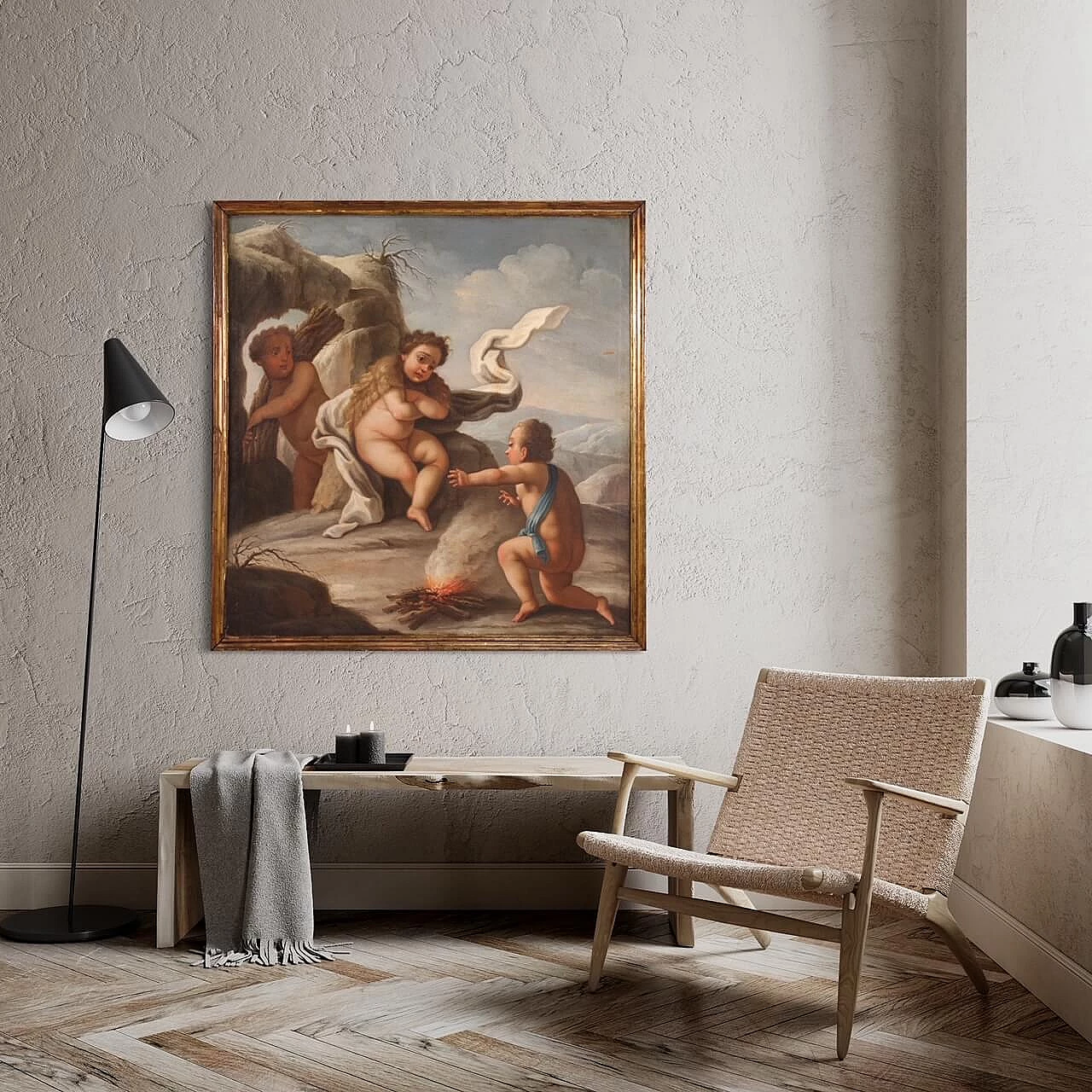 Allegory of winter, oil on canvas, mid 18th century 14