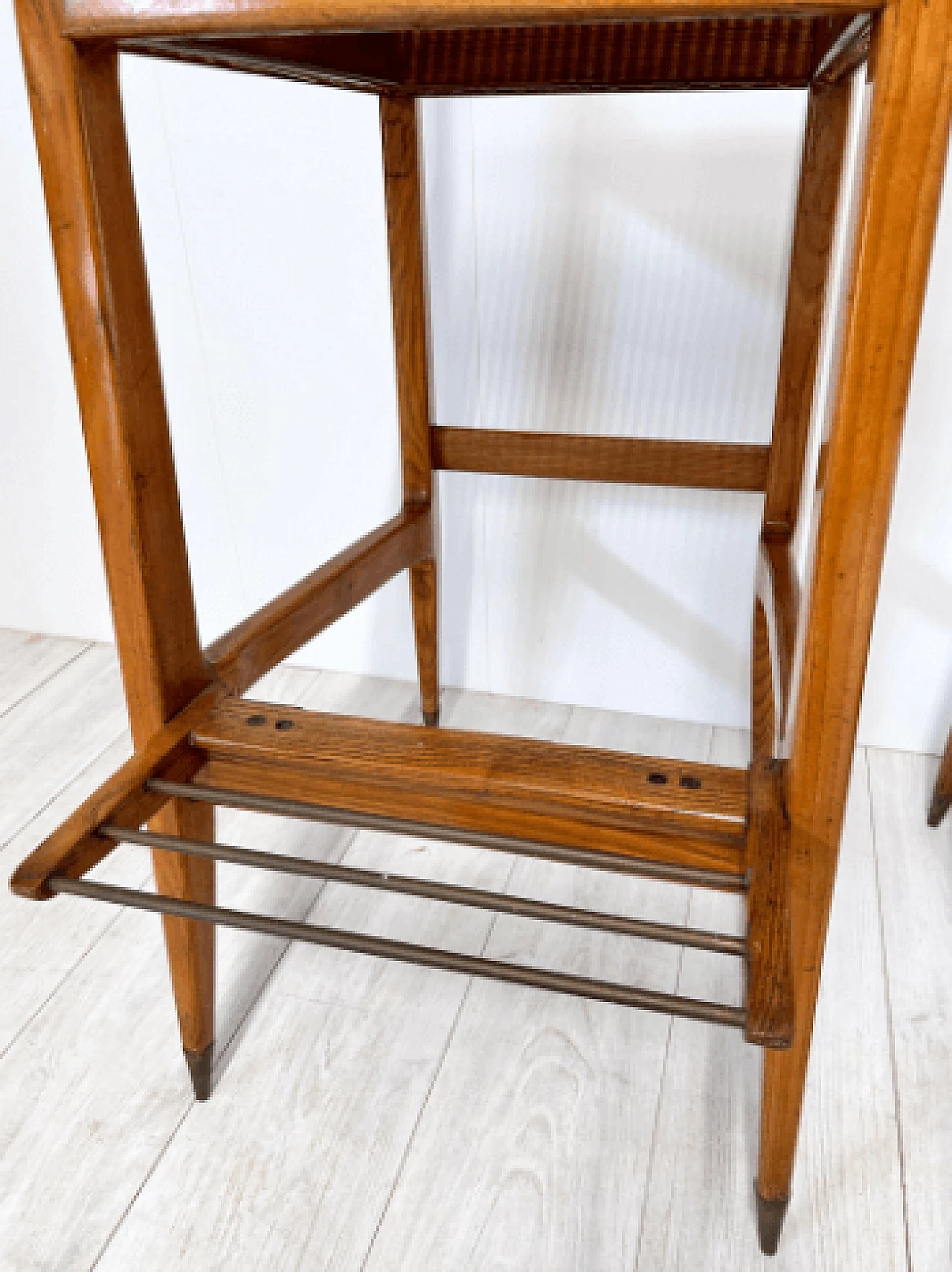 Pair of croupier stools by Gio Ponti for the Sanremo Casino, 1950s 16