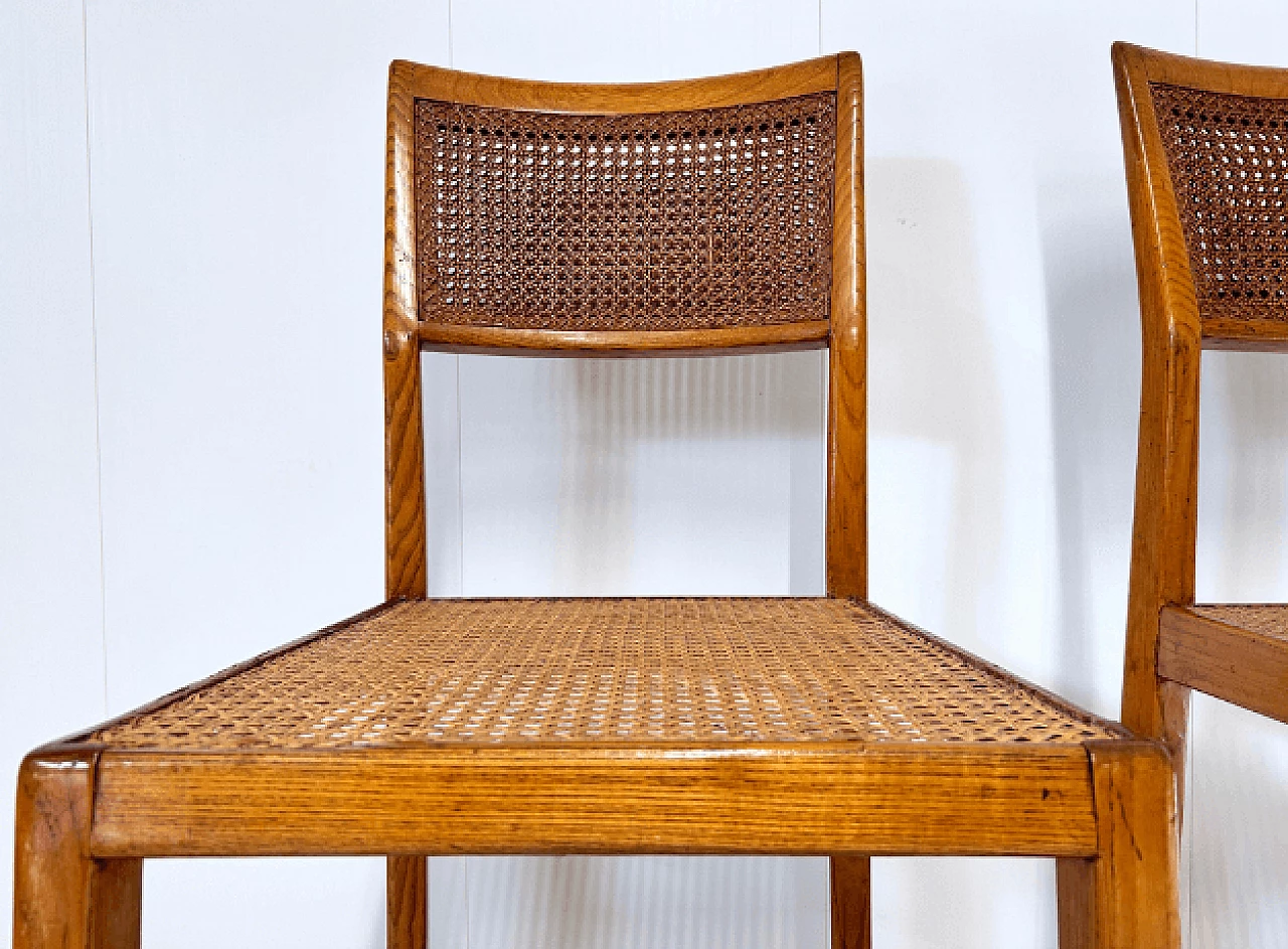 Pair of croupier stools by Gio Ponti for the Sanremo Casino, 1950s 17