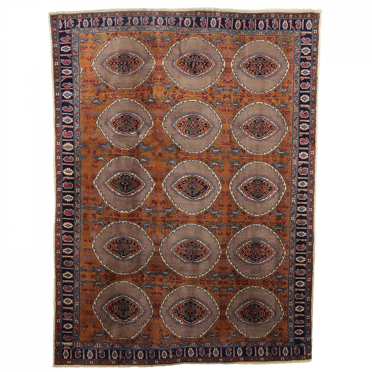 Turkish wool and cotton Kayseri rug 1