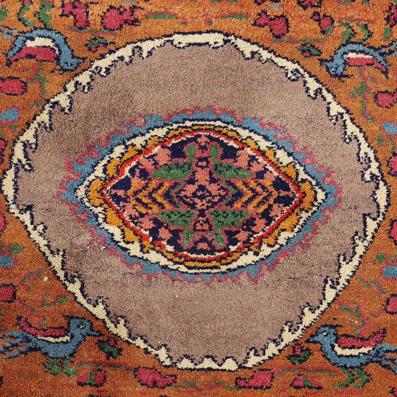 Turkish wool and cotton Kayseri rug 3