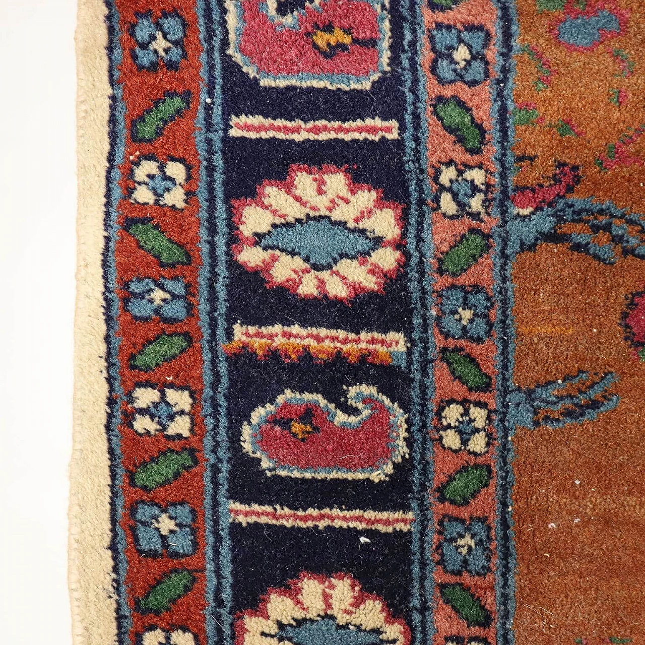Turkish wool and cotton Kayseri rug 5