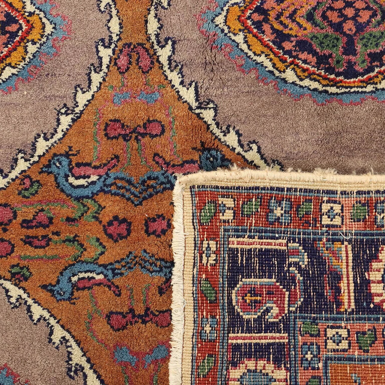 Turkish wool and cotton Kayseri rug 8