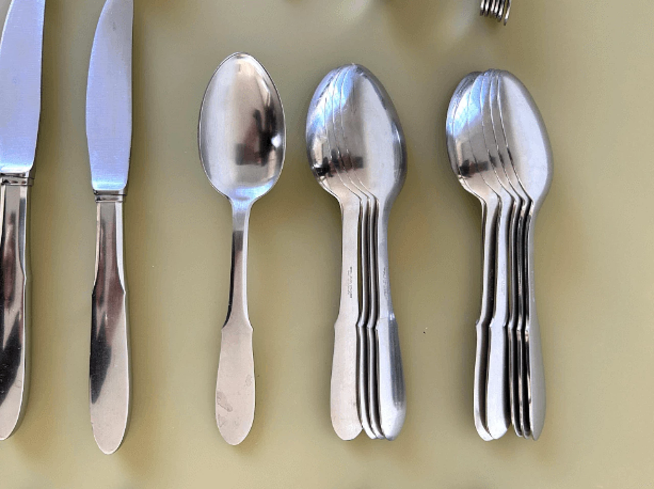 Mitra cutlery service by Gundorph Albertus for Georg Jensen, 1960s 8