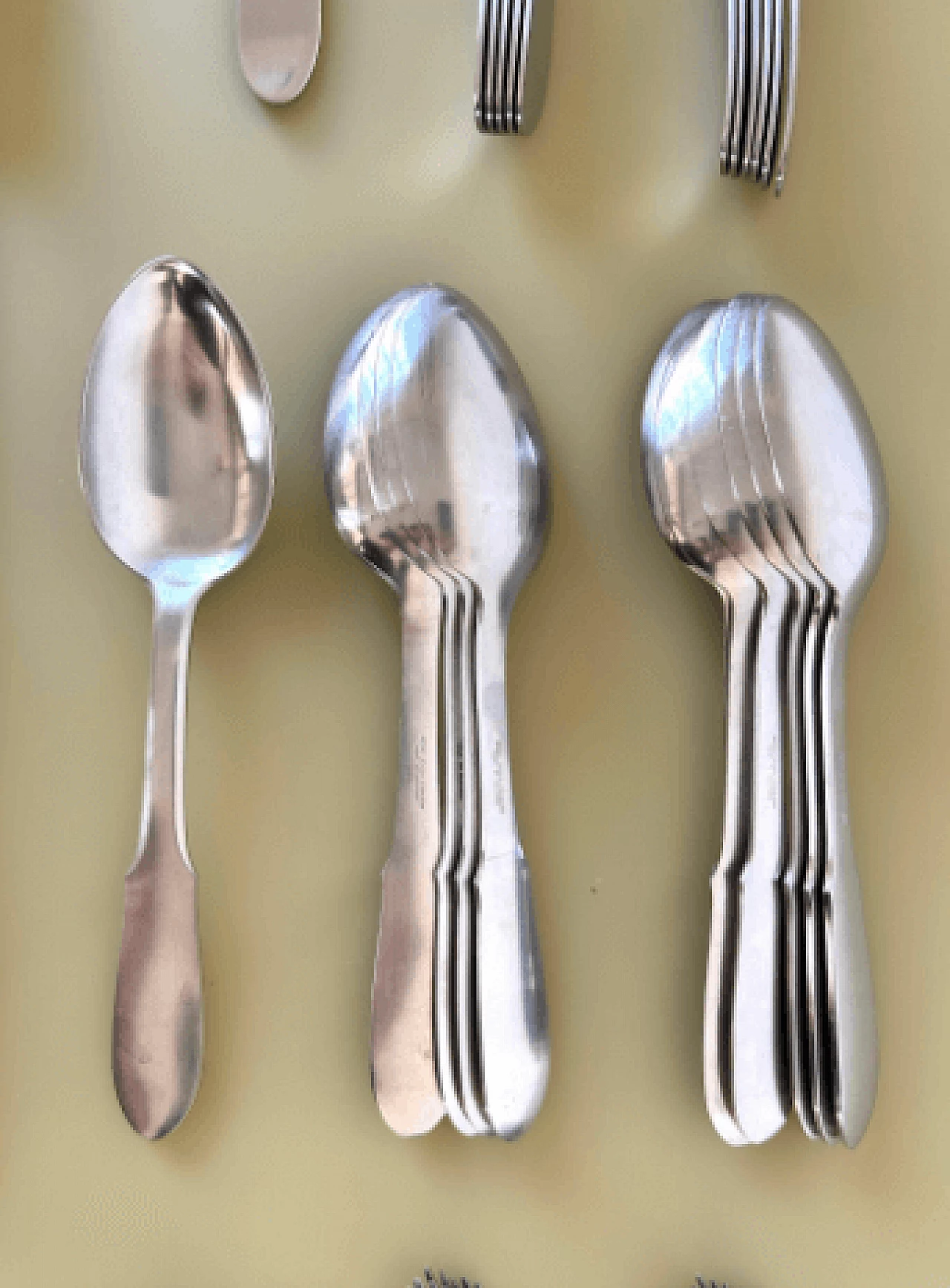 Mitra cutlery service by Gundorph Albertus for Georg Jensen, 1960s 11