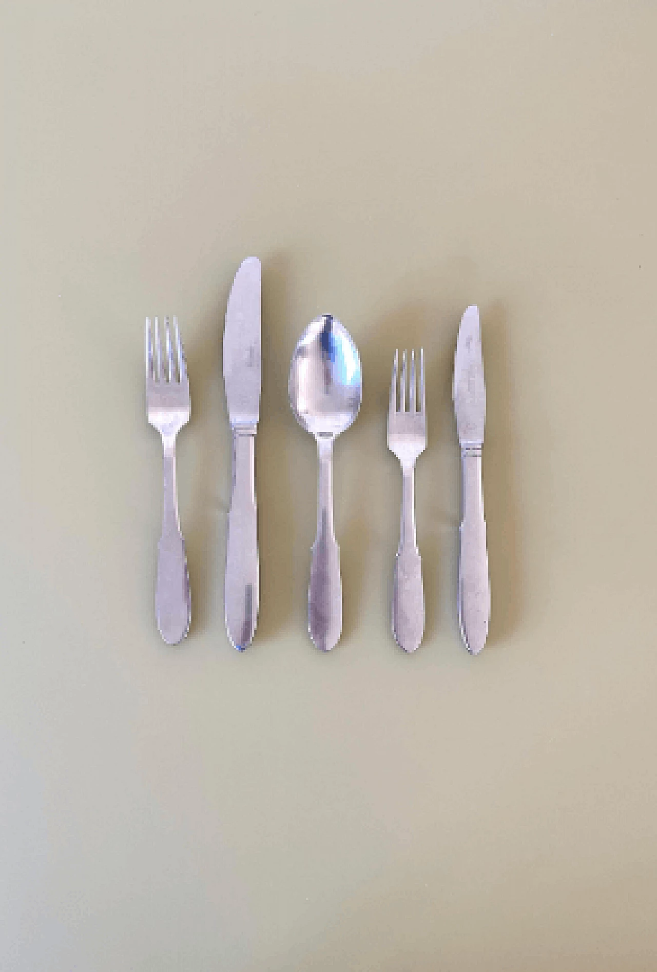 Mitra cutlery service by Gundorph Albertus for Georg Jensen, 1960s 15