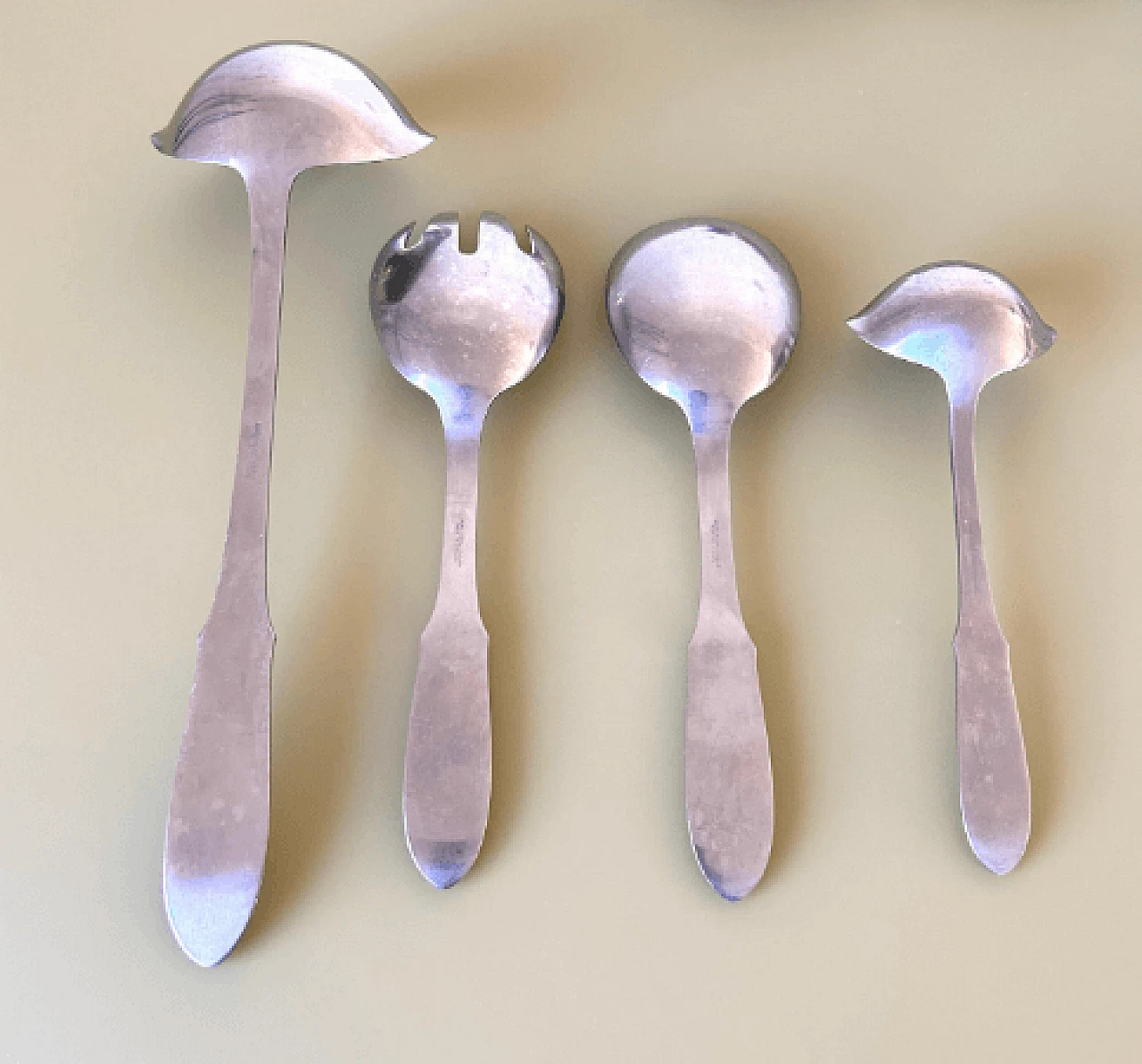 Mitra cutlery service by Gundorph Albertus for Georg Jensen, 1960s 17