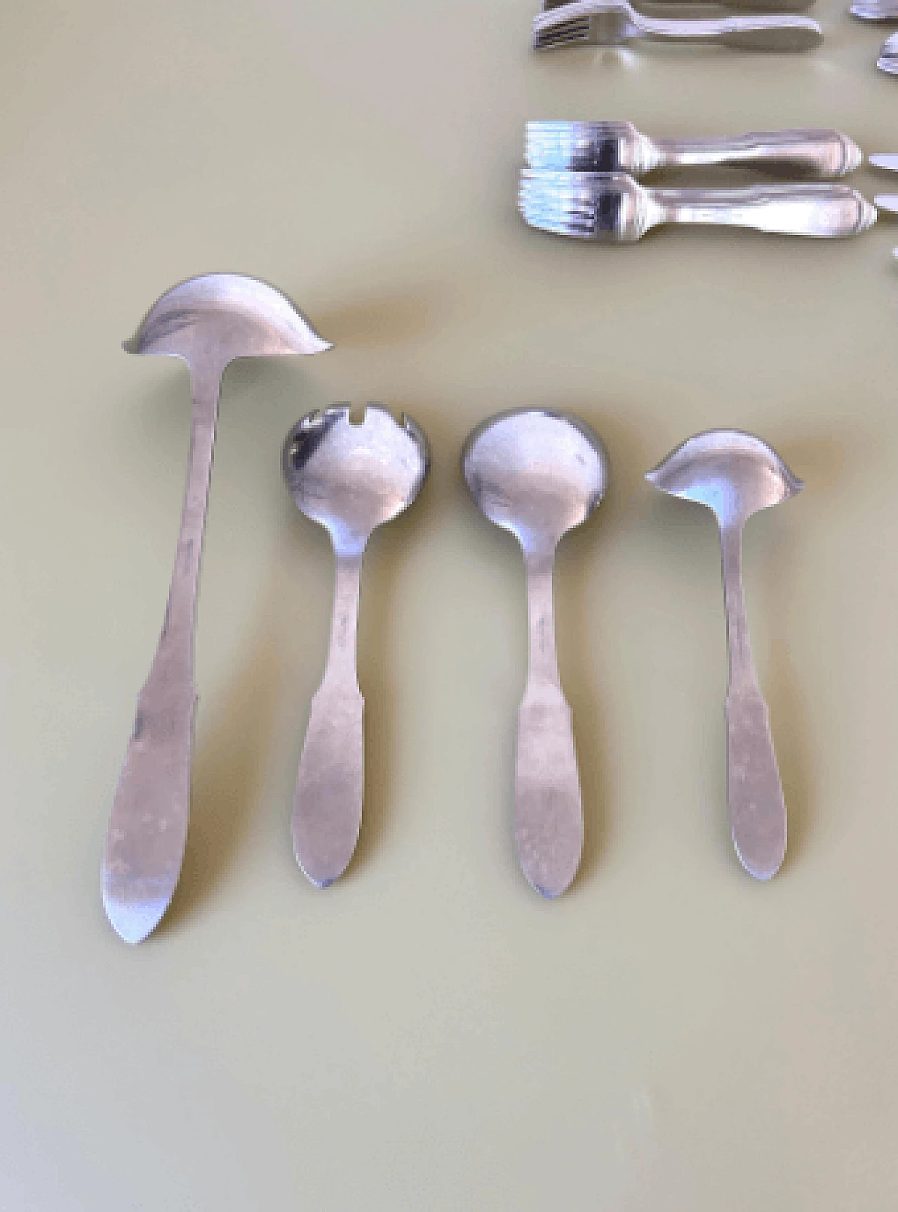 Mitra cutlery service by Gundorph Albertus for Georg Jensen, 1960s 18