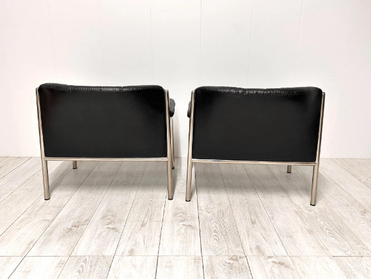 Pair of armchairs by Tito Agnoli for Cinova, 1970s 7