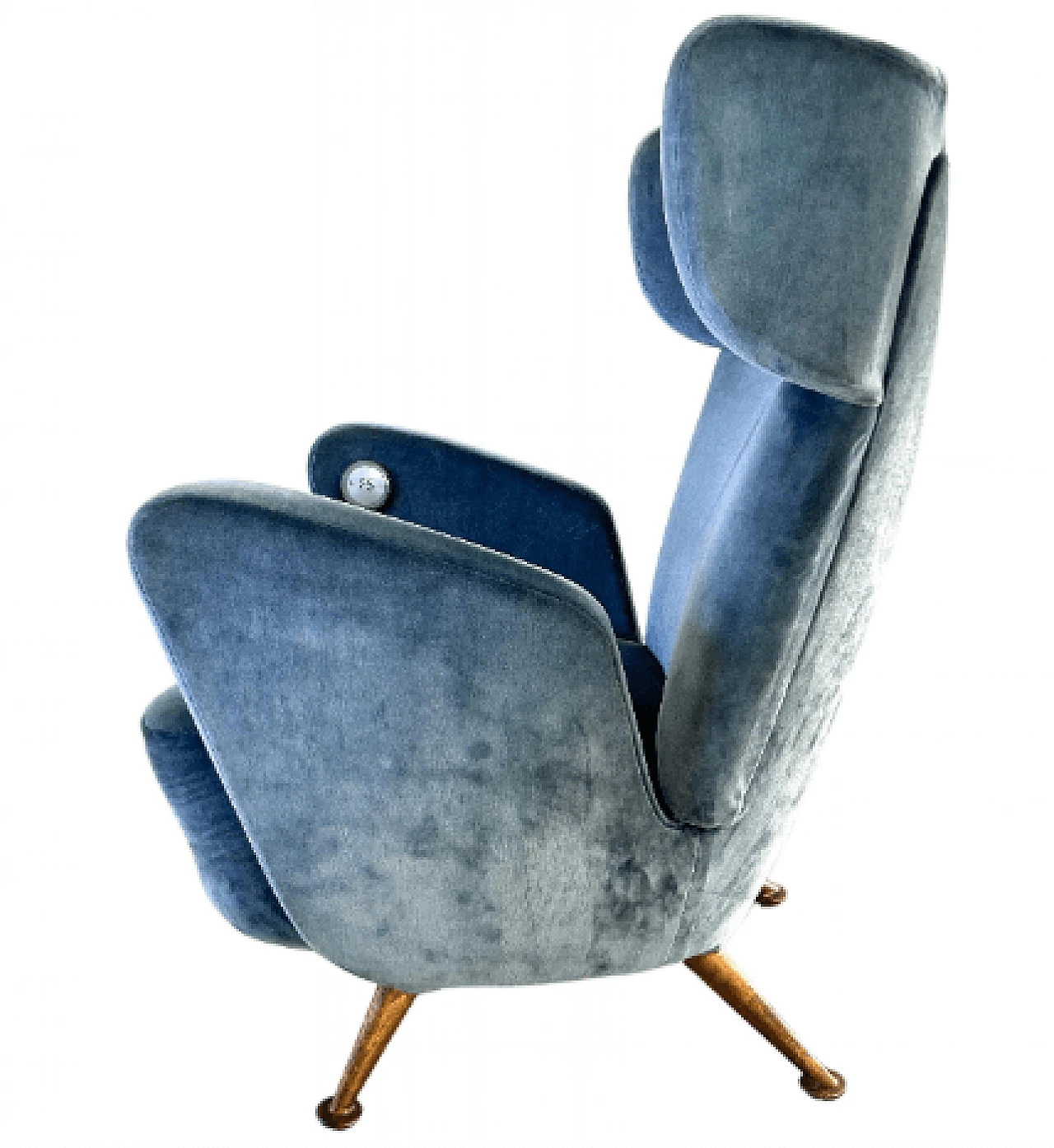 Armchair by Gio Ponti and Giulio Minoletti for the Settebello train, 1950s 1