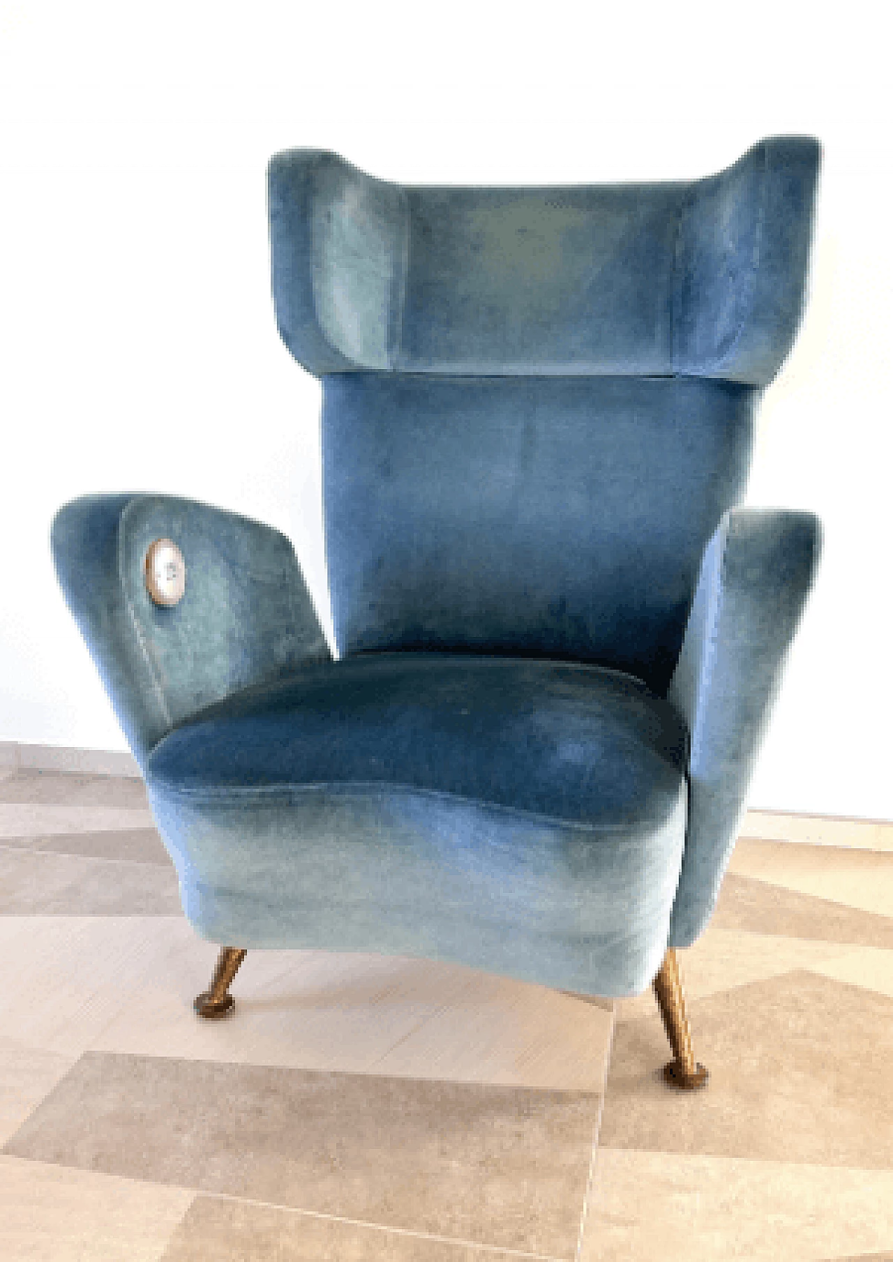 Armchair by Gio Ponti and Giulio Minoletti for the Settebello train, 1950s 4