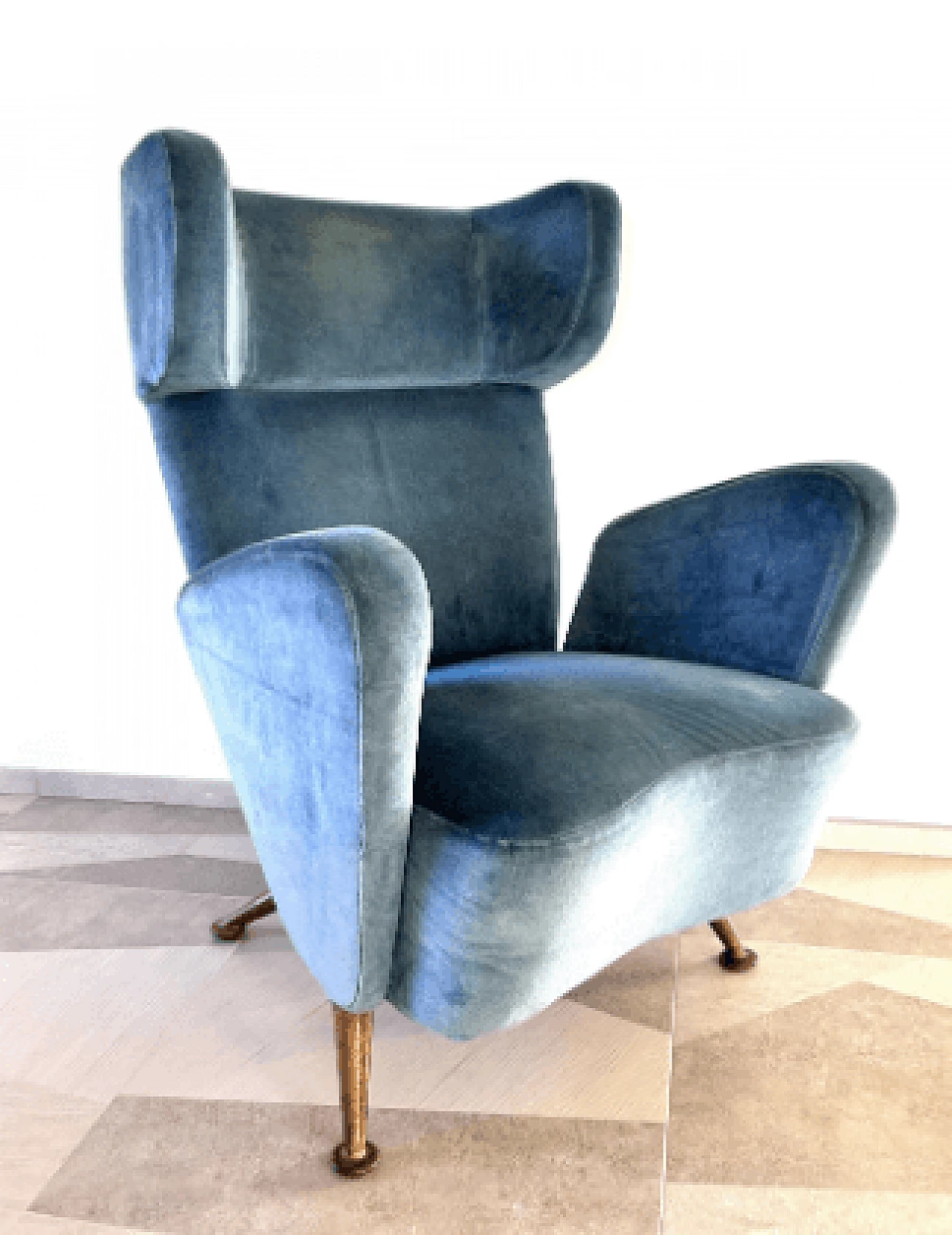 Armchair by Gio Ponti and Giulio Minoletti for the Settebello train, 1950s 5