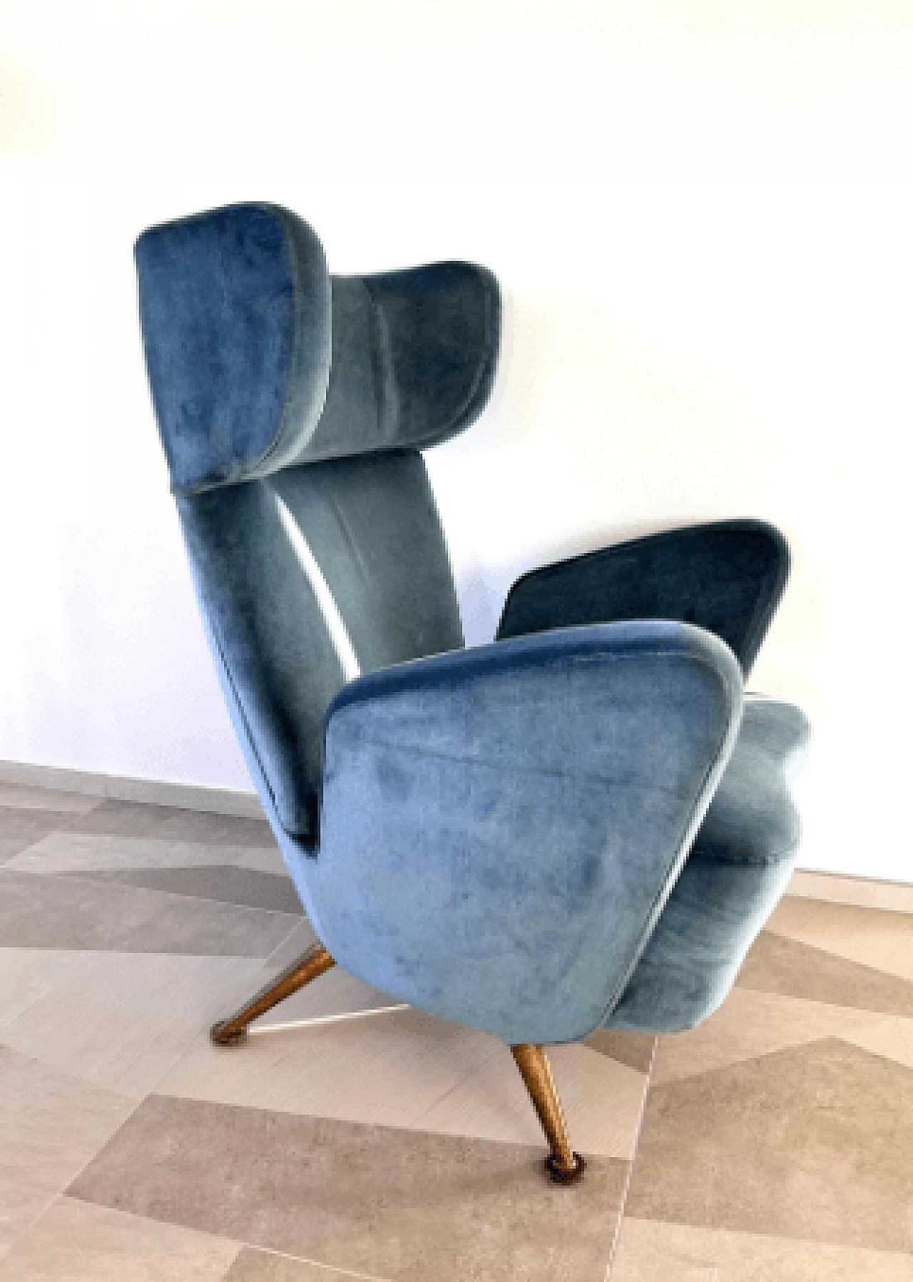 Armchair by Gio Ponti and Giulio Minoletti for the Settebello train, 1950s 14