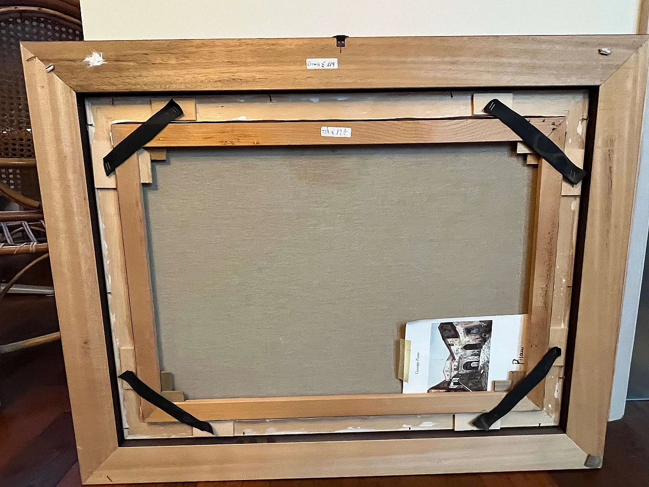 Giuseppe Pisani, Paesaggio, olio su tela, anni '80 7