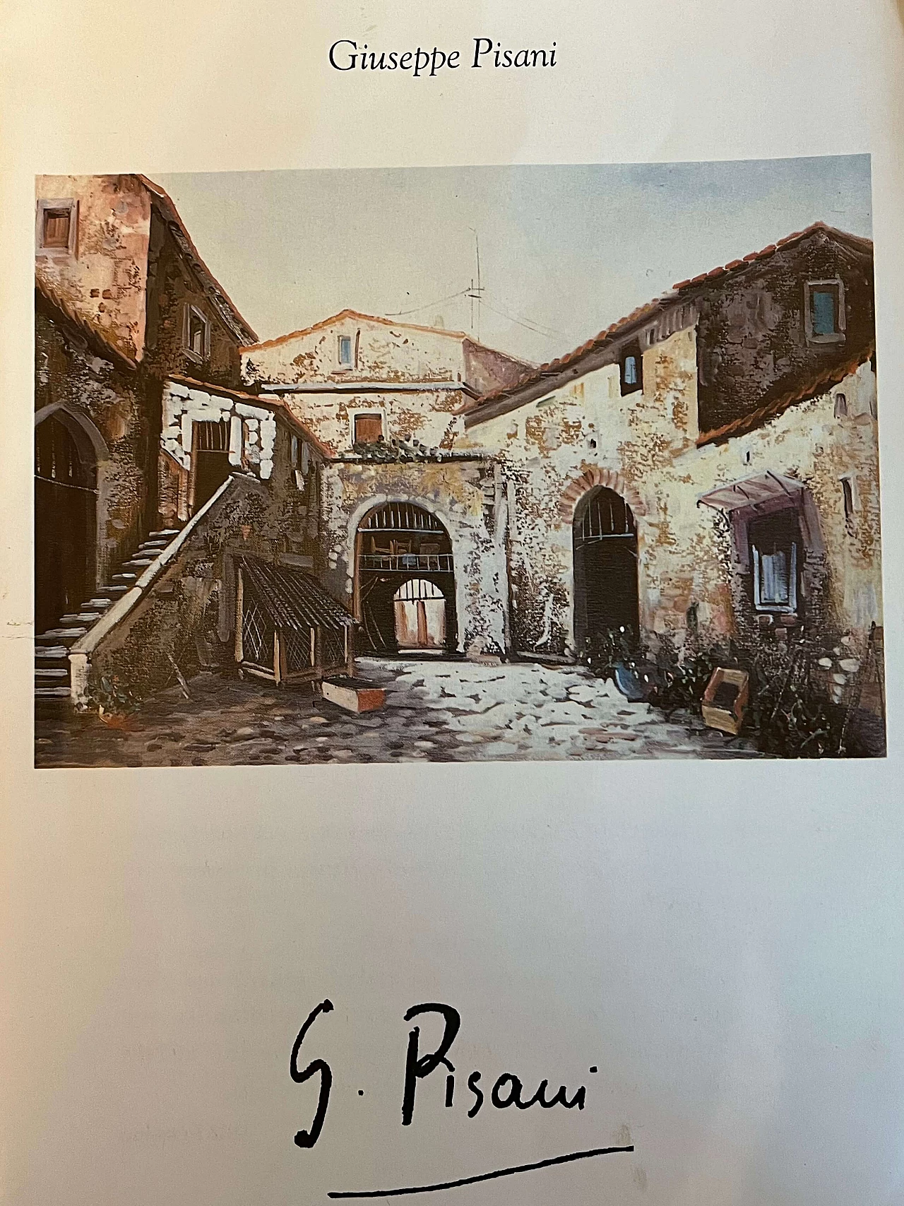 Giuseppe Pisani, Paesaggio, olio su tela, anni '80 8