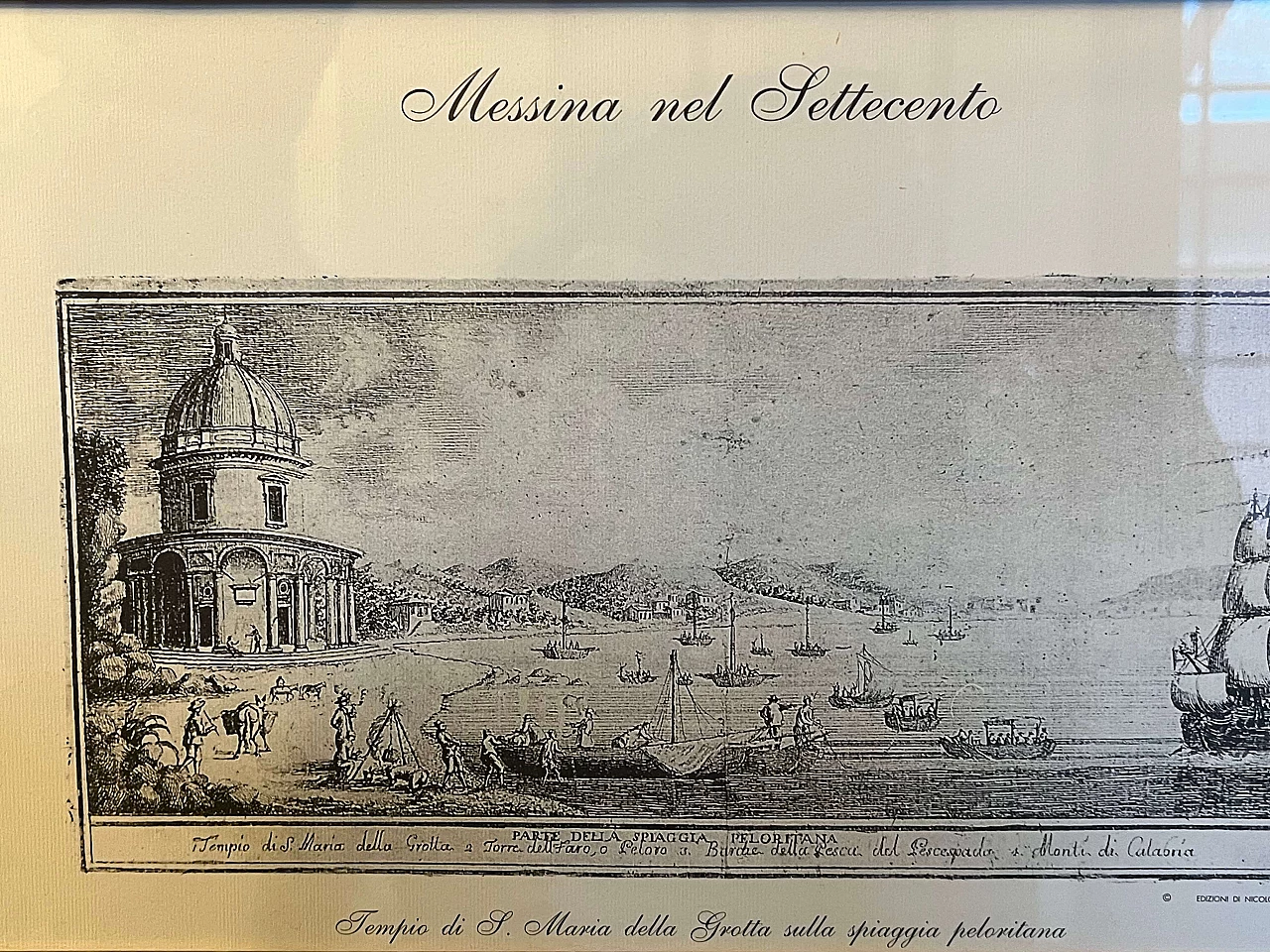 4 Stampe di vedute di Messina, anni '40 4