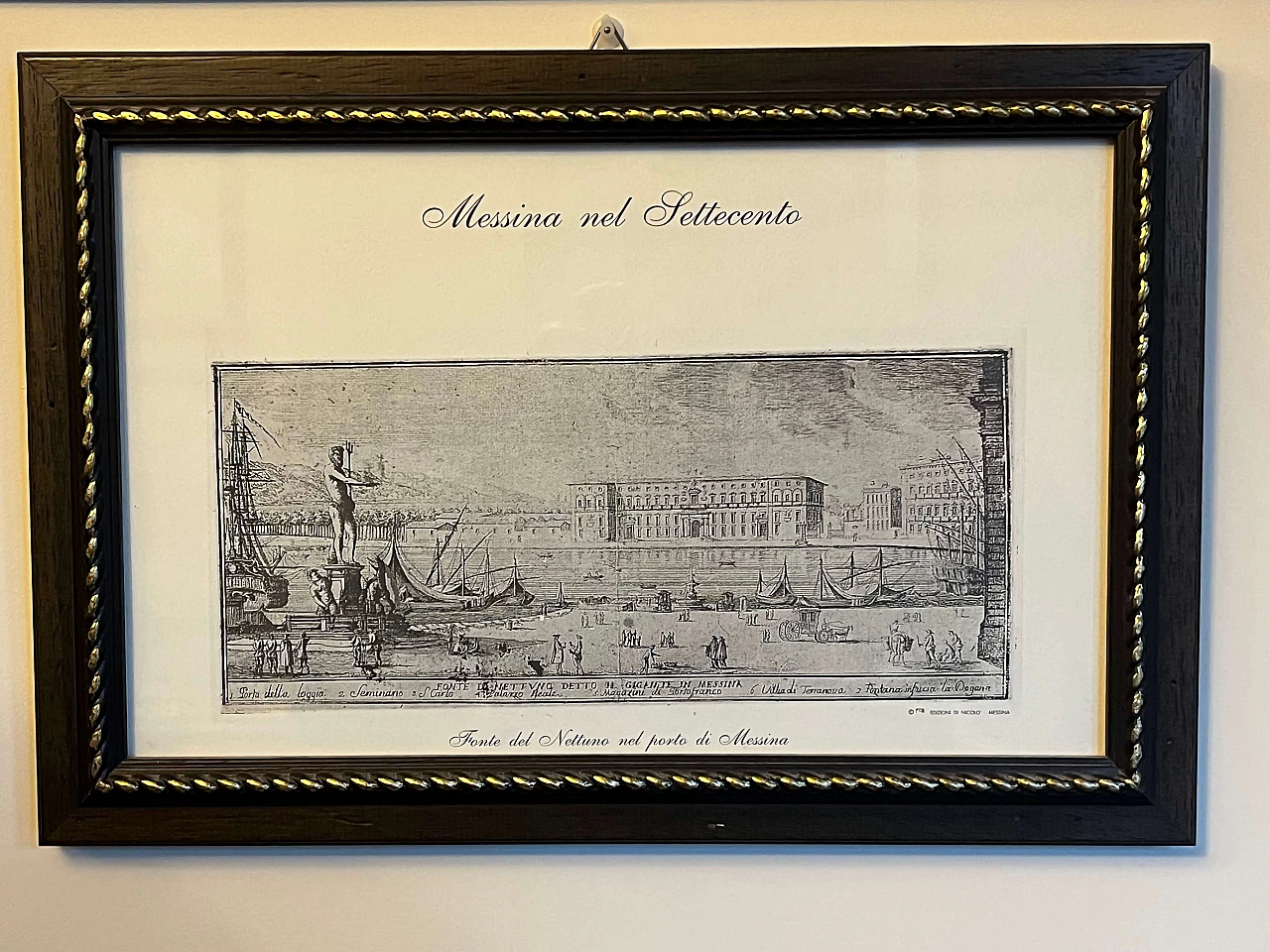 4 Stampe di vedute di Messina, anni '40 5