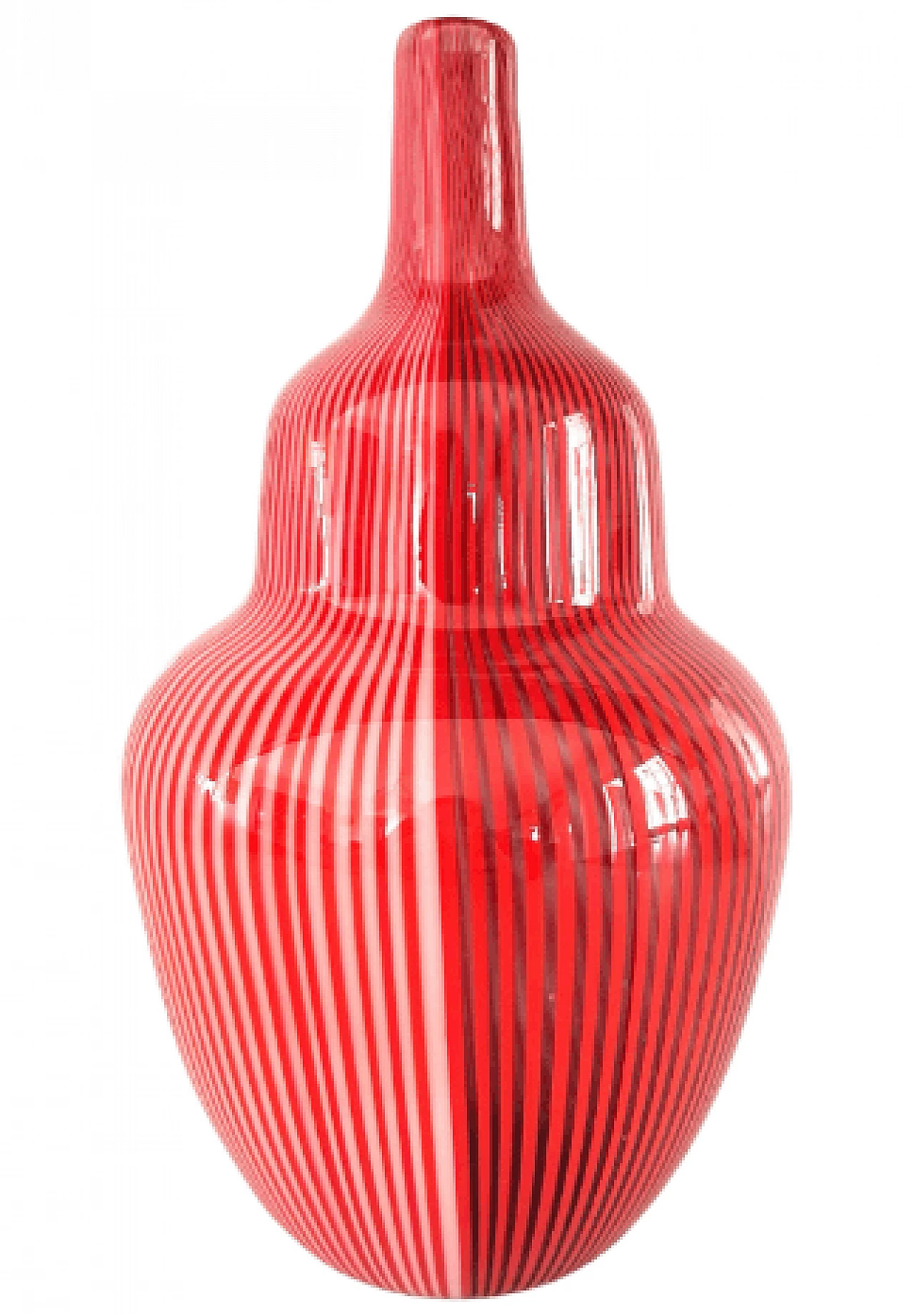 Tessuti Battuti vase by Carlo Scarpa and Paolo Venini for Venini, 1985 1