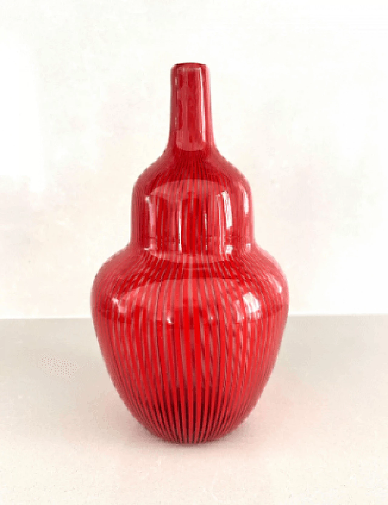 Tessuti Battuti vase by Carlo Scarpa and Paolo Venini for Venini, 1985 7