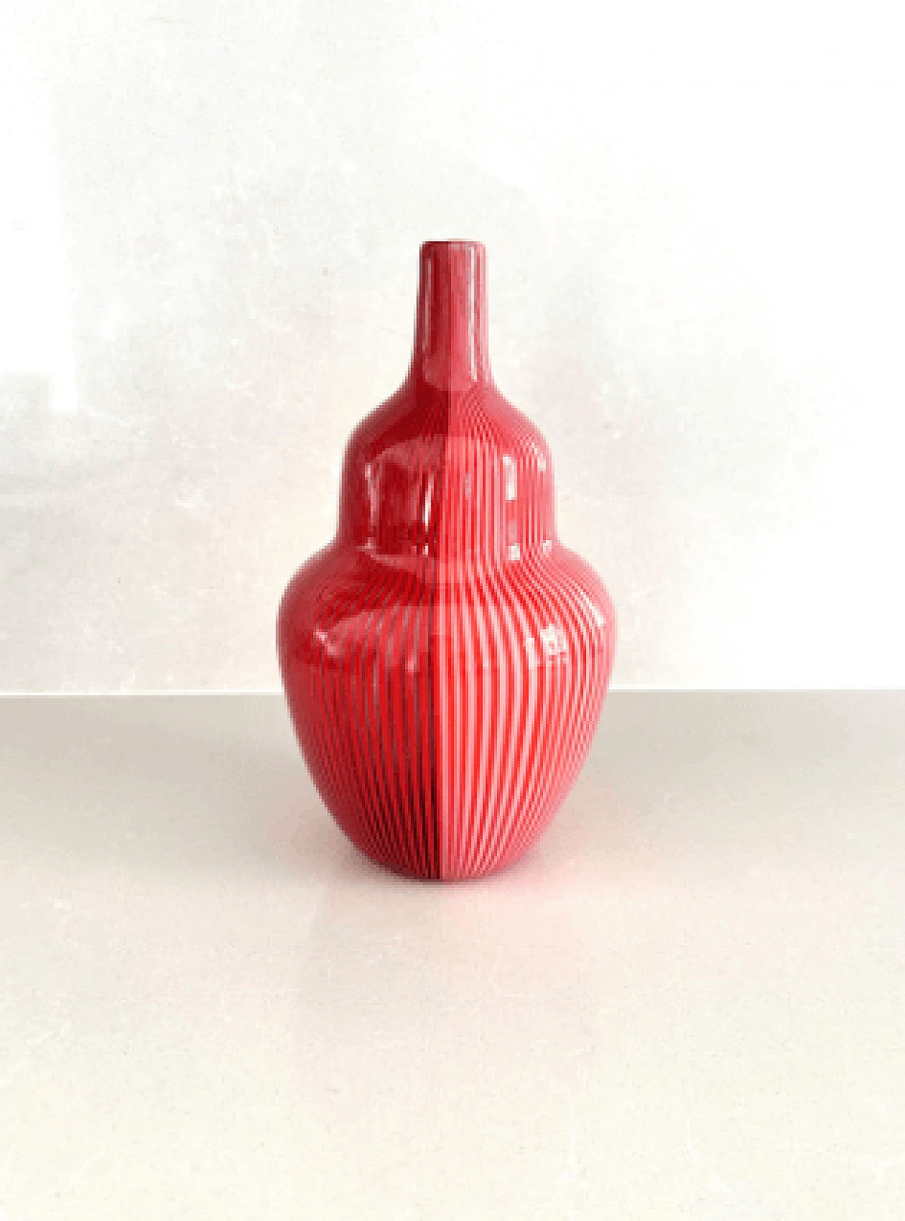 Tessuti Battuti vase by Carlo Scarpa and Paolo Venini for Venini, 1985 8