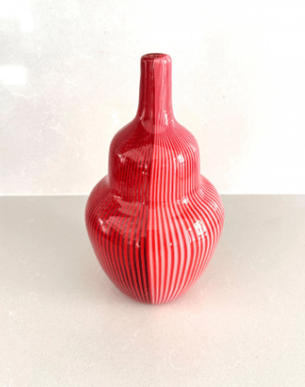 Tessuti Battuti vase by Carlo Scarpa and Paolo Venini for Venini, 1985 9