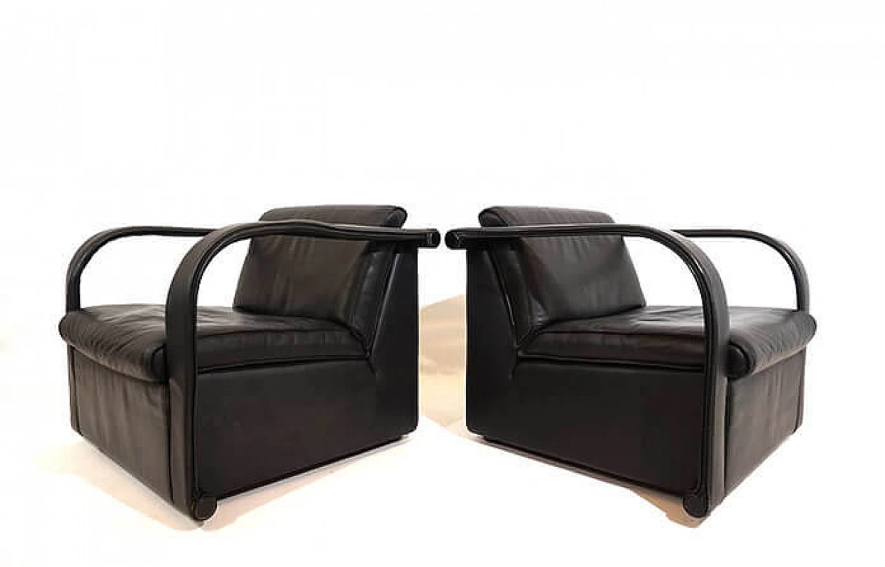 Pair of Arcona armchairs by Otto Zapf for Art Collection, 1980s 2