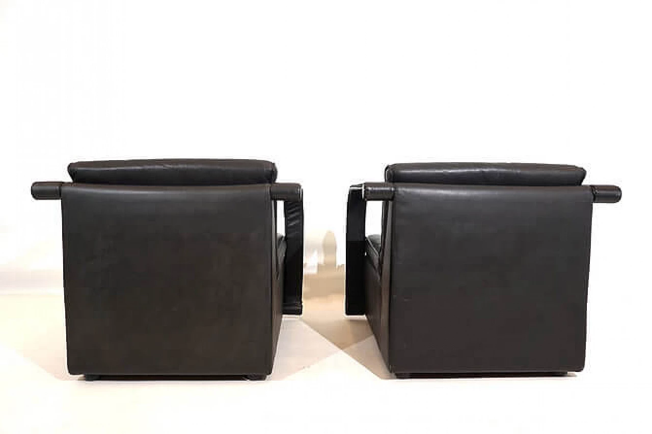 Pair of Arcona armchairs by Otto Zapf for Art Collection, 1980s 4
