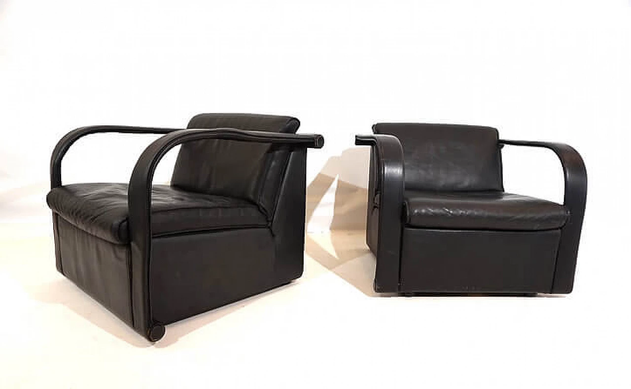 Pair of Arcona armchairs by Otto Zapf for Art Collection, 1980s 7
