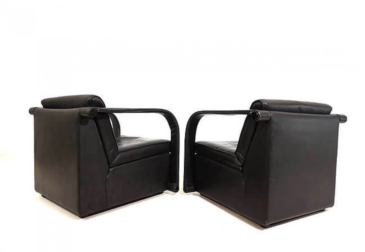 Pair of Arcona armchairs by Otto Zapf for Art Collection, 1980s 11