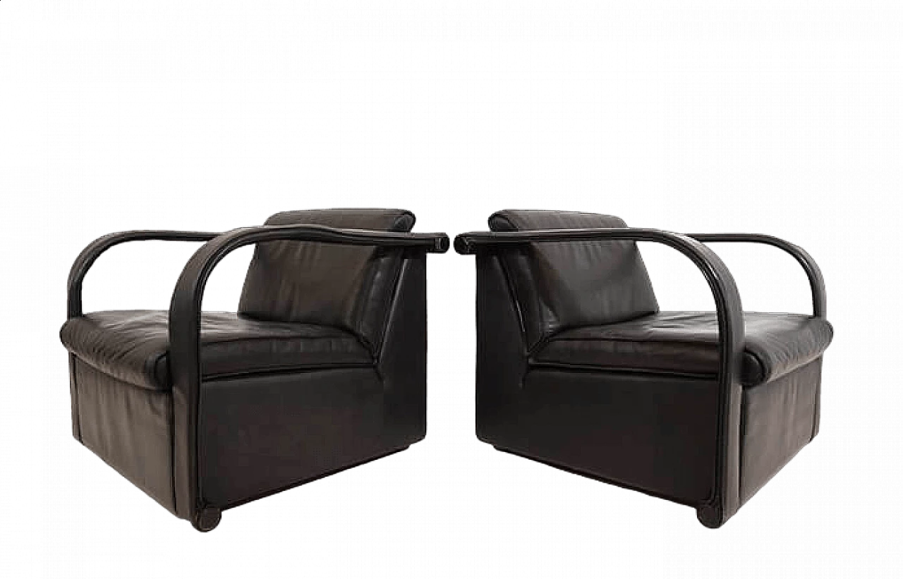 Pair of Arcona armchairs by Otto Zapf for Art Collection, 1980s 16