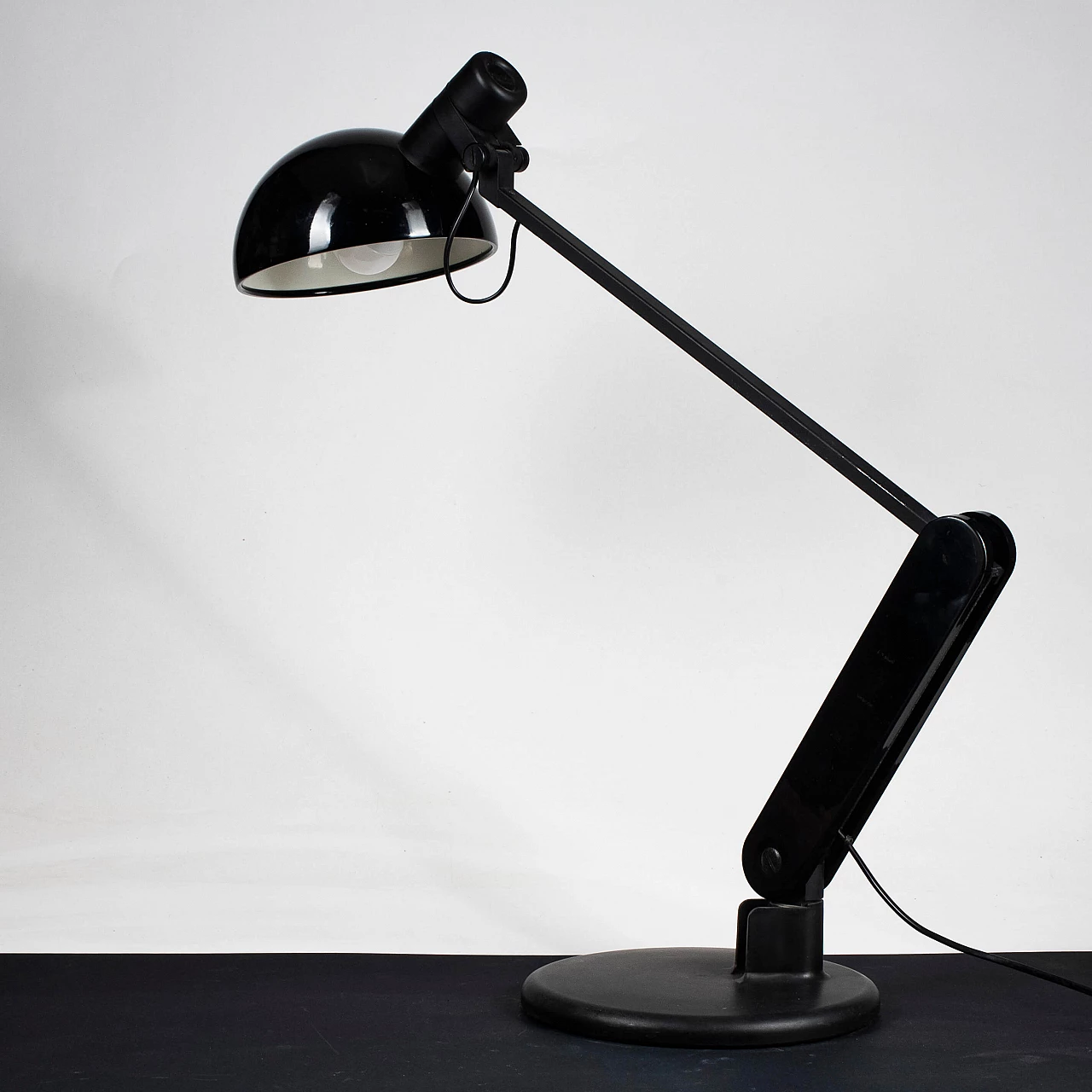 Metal and plastic table lamp by Studio Harvey Guzzini, 1980s 3