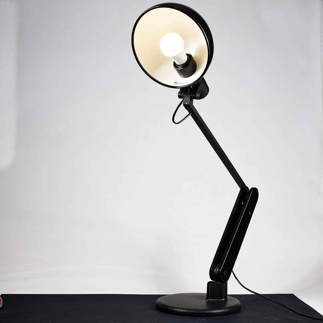 Metal and plastic table lamp by Studio Harvey Guzzini, 1980s 5