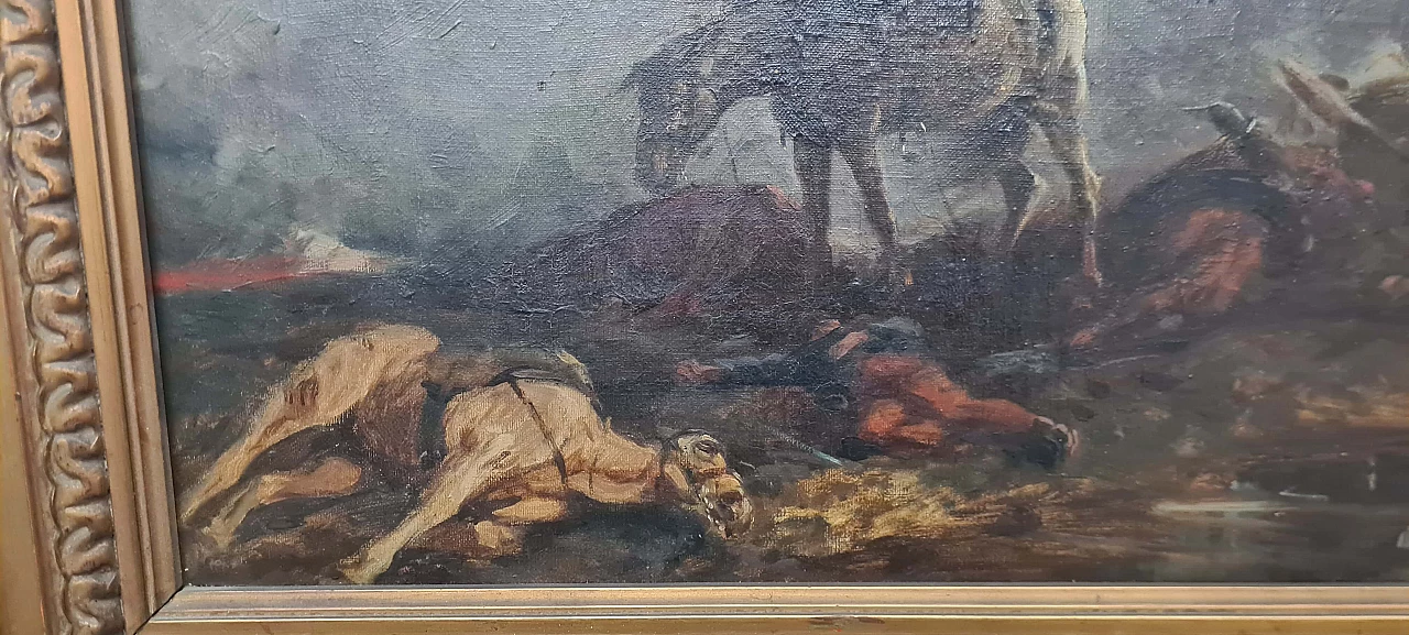 Vittorio Cajani, La Forza del Destino, dipinto a olio su tela, '800 3