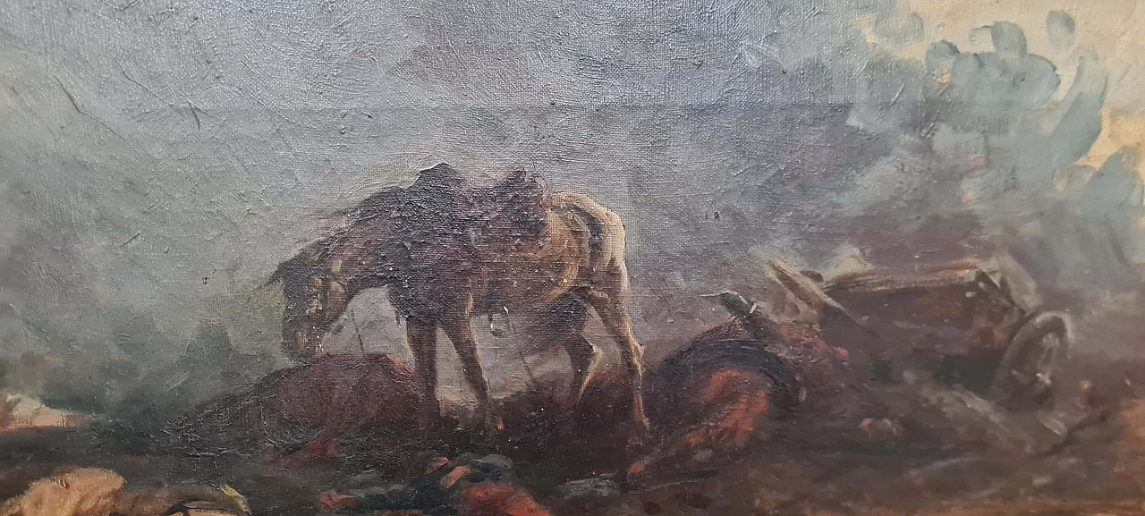 Vittorio Cajani, La Forza del Destino, dipinto a olio su tela, '800 4