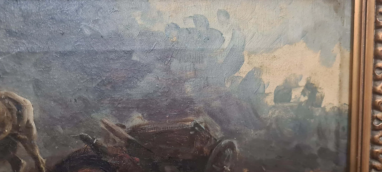Vittorio Cajani, La Forza del Destino, dipinto a olio su tela, '800 5
