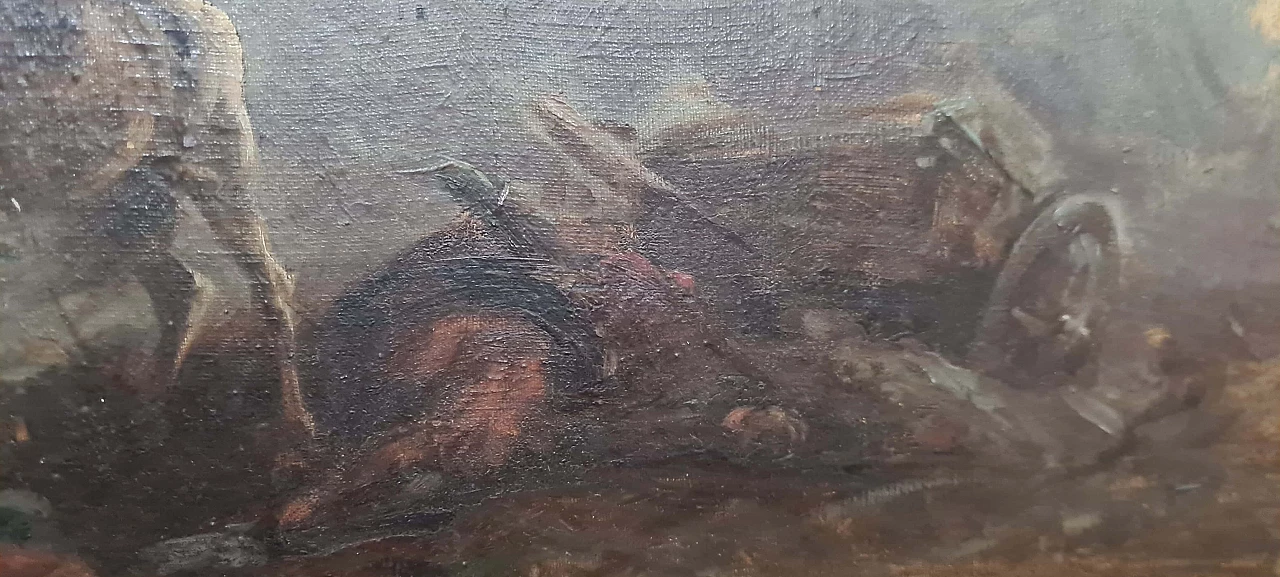 Vittorio Cajani, La Forza del Destino, dipinto a olio su tela, '800 6