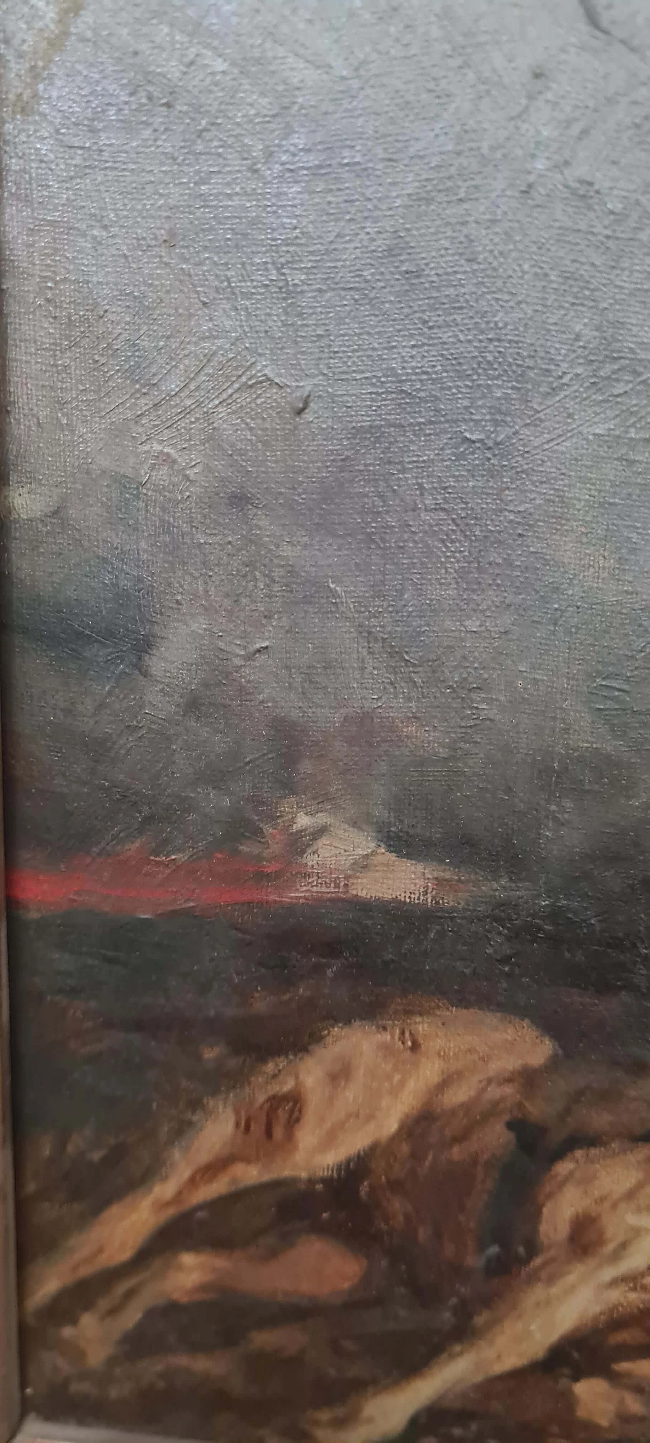 Vittorio Cajani, La Forza del Destino, dipinto a olio su tela, '800 8