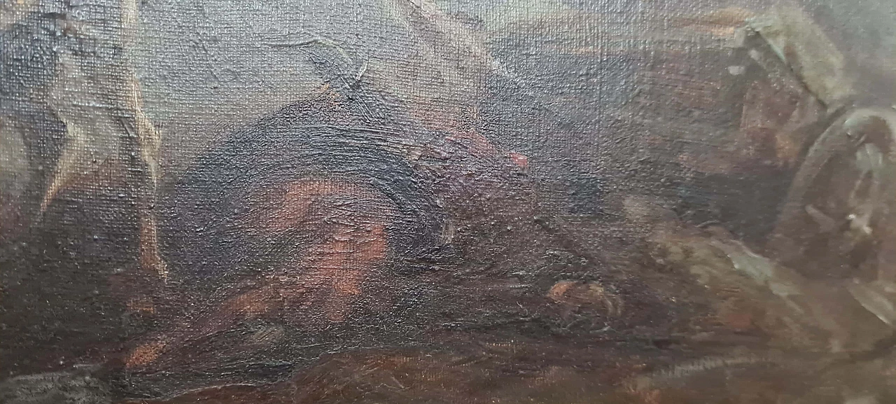 Vittorio Cajani, La Forza del Destino, dipinto a olio su tela, '800 10