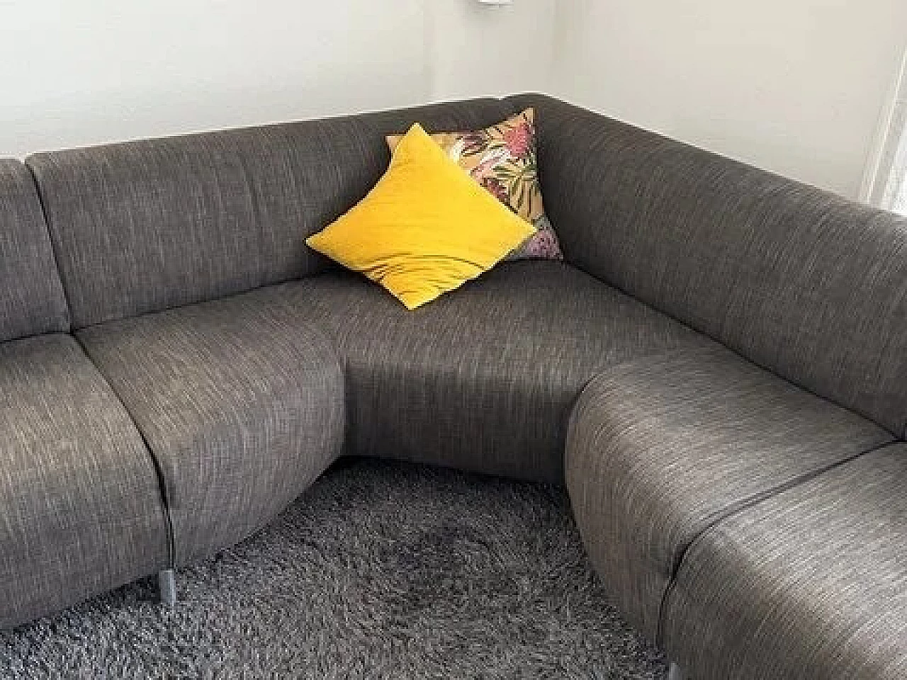 Divano angolare MET 250 in tessuto Trial di Piero Lissoni per Cassina 11