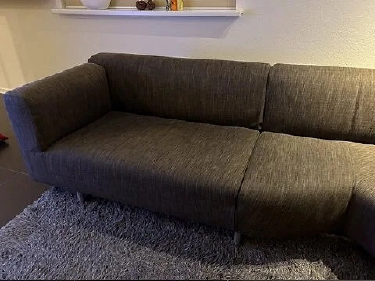 Divano angolare MET 250 in tessuto Trial di Piero Lissoni per Cassina 15