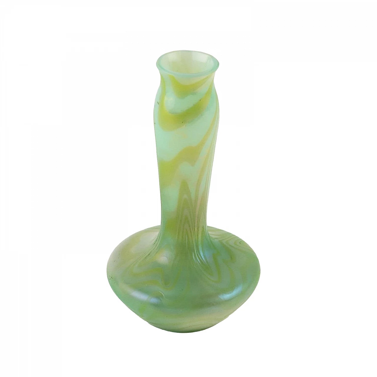 Green and yellow Loetz glass vase, early 20th century 1