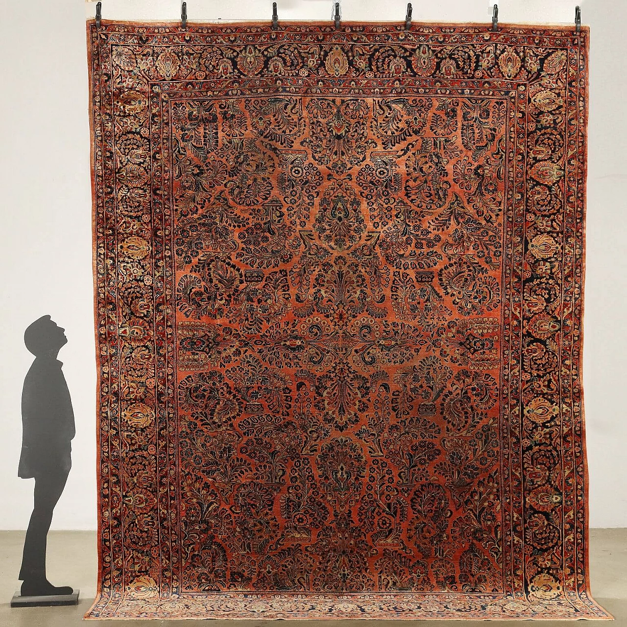 Iranian Saruk American cotton and wool carpet 2