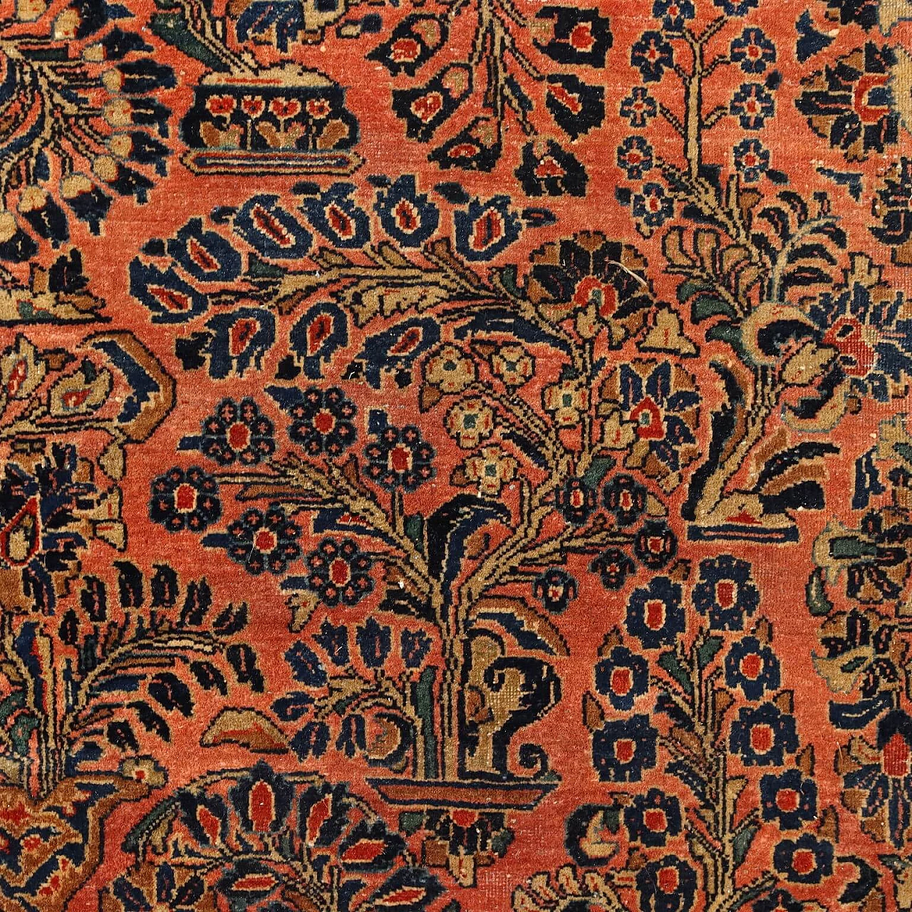 Iranian Saruk American cotton and wool carpet 4