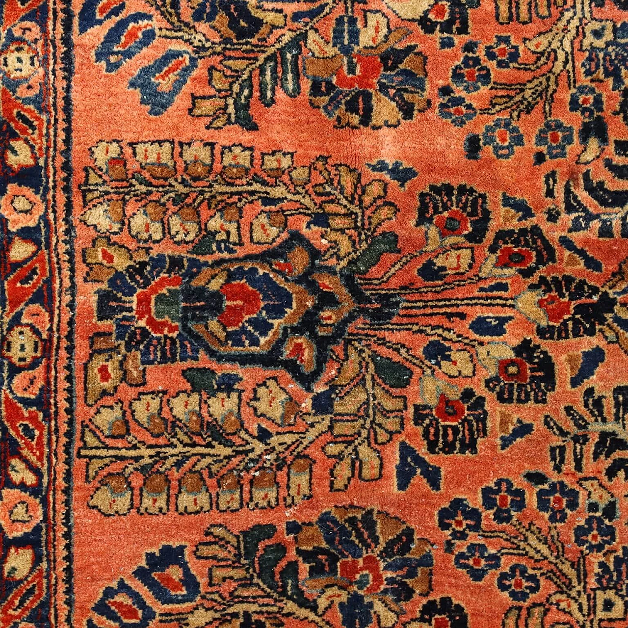 Iranian Saruk American cotton and wool carpet 5