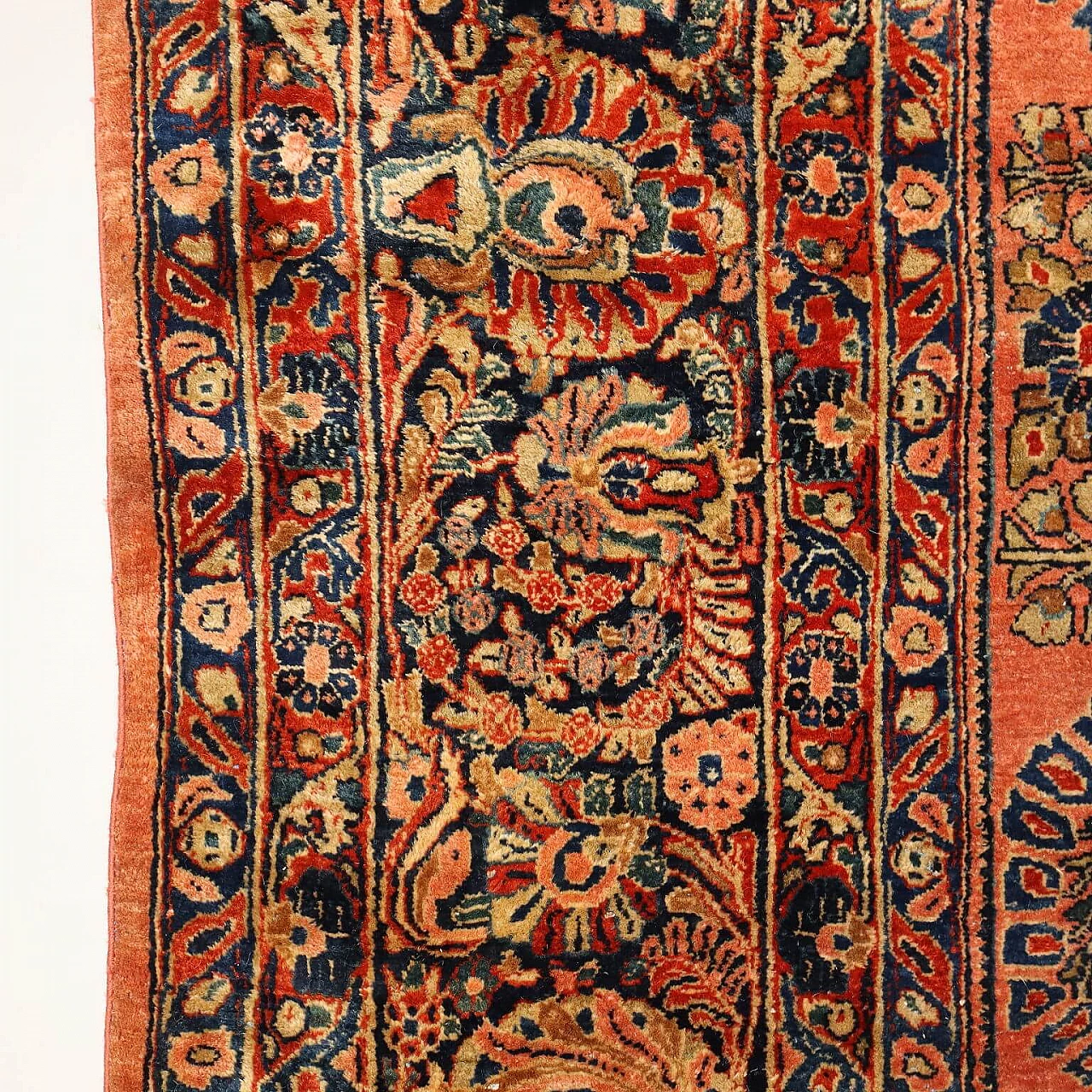 Iranian Saruk American cotton and wool carpet 6